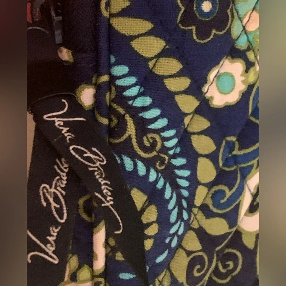 Vera Bradley Quilted Rhythm & Blues Laptop iPad Tablet Sleeve Case Good Preowned
